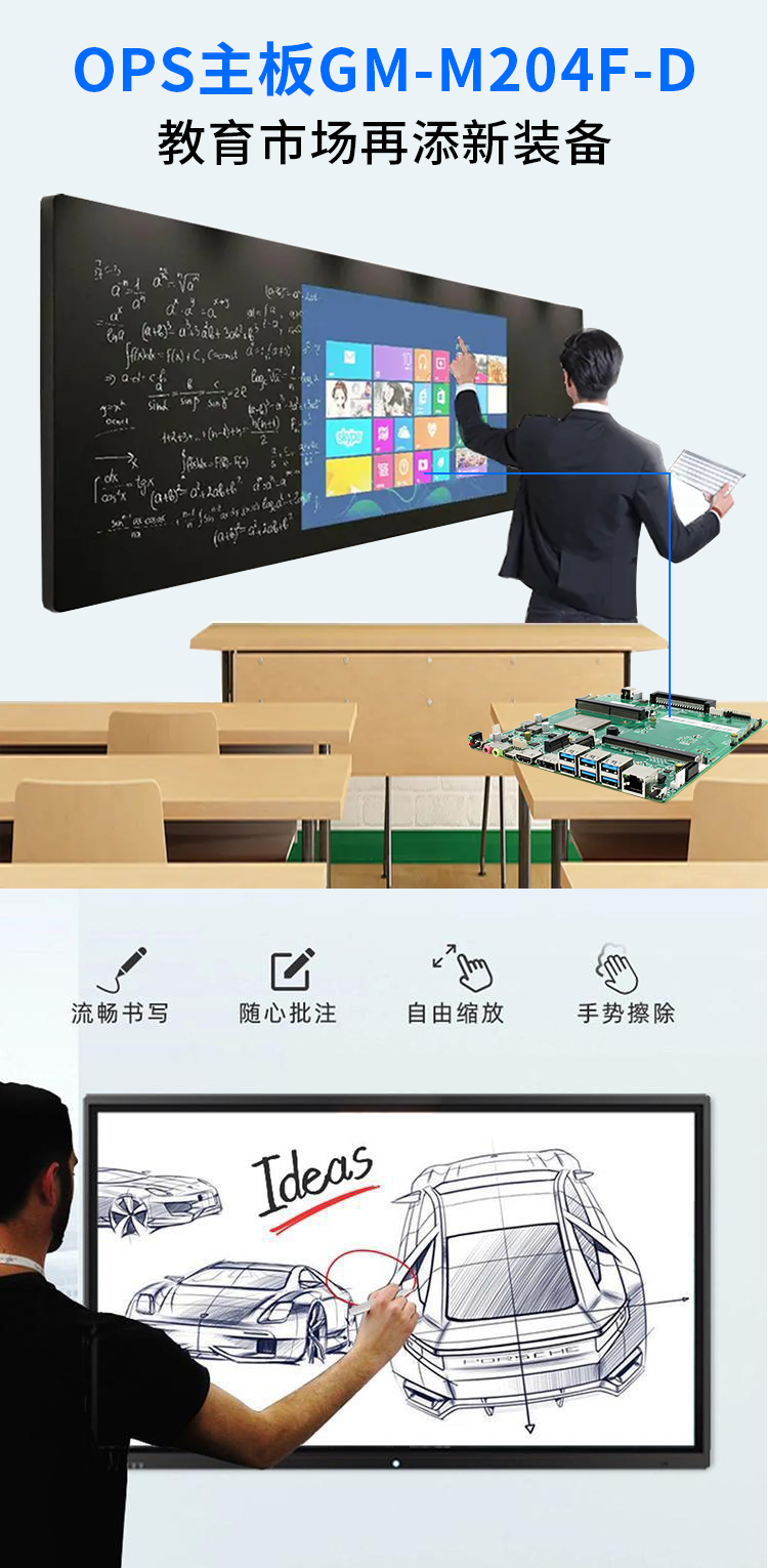 【高能計(jì)算機(jī)新品發(fā)布】飛騰D2000國產(chǎn)OPS主板，讓教育設(shè)備智慧融合！(圖1)