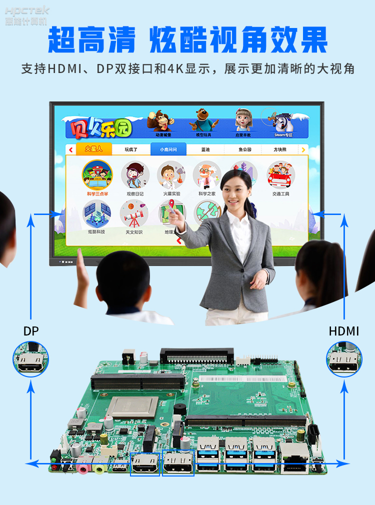 【高能計(jì)算機(jī)新品發(fā)布】飛騰D2000國產(chǎn)OPS主板，讓教育設(shè)備智慧融合！(圖5)